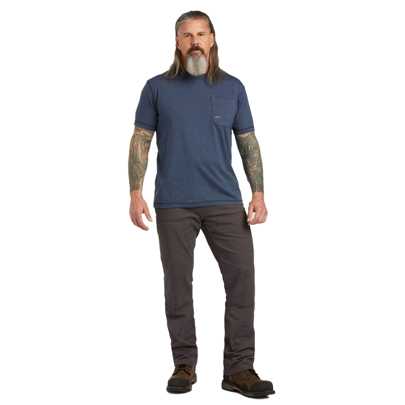 Ariat Men's Rebar Workman T-Shirt - Slate Heather-2